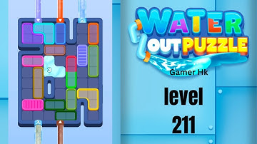 Water out puzzle level 211 Walkthrough Solution 