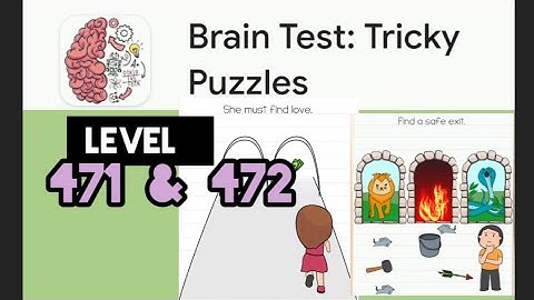 Brain test : Tricky Puzzle level 471 & 472  gameplay