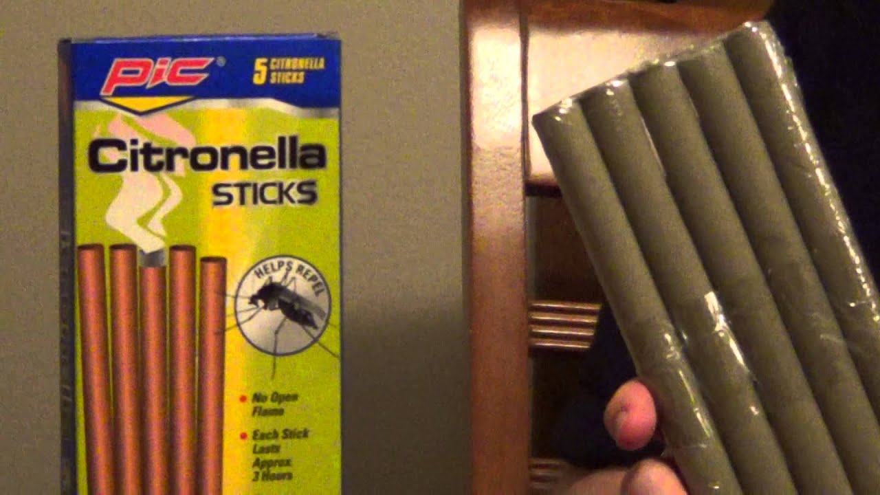 Mosquito Repellent for the Yard Citronella Sticks YouTube