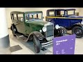 Выставка ретро автомобилей в аэропорту Домодедово в Москве. Ford Y, A Phaeton, 5CV,  Old car museum