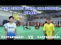 Adhav surya vs mohamed sharif  inter district junior championship  u15  boys singles  finals