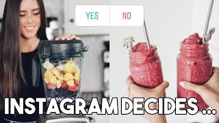 INSTAGRAM DECIDES OUR SMOOTHIE | TWIN COAST