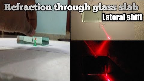 Refraction Through Glass Slab | Lateral shift | Lateral Shift Experiment | Praveen Tutorial Point