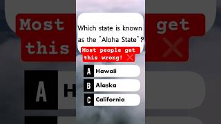 🇺🇸 Only legends get this right! Aloha State? 🌊👑 #shorts #shortsfeed #usa #education #viralvideos