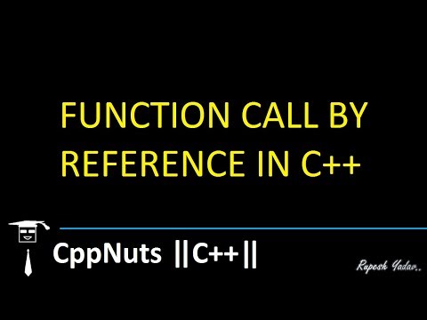 ვიდეო: როგორ გამოძახებთ ფუნქციას C++-ში მითითებით?