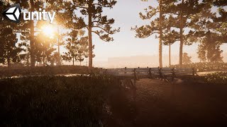 Beautiful Sunset afternoon Scene | Speed Level/Scene Art | Unity HDRP Environment