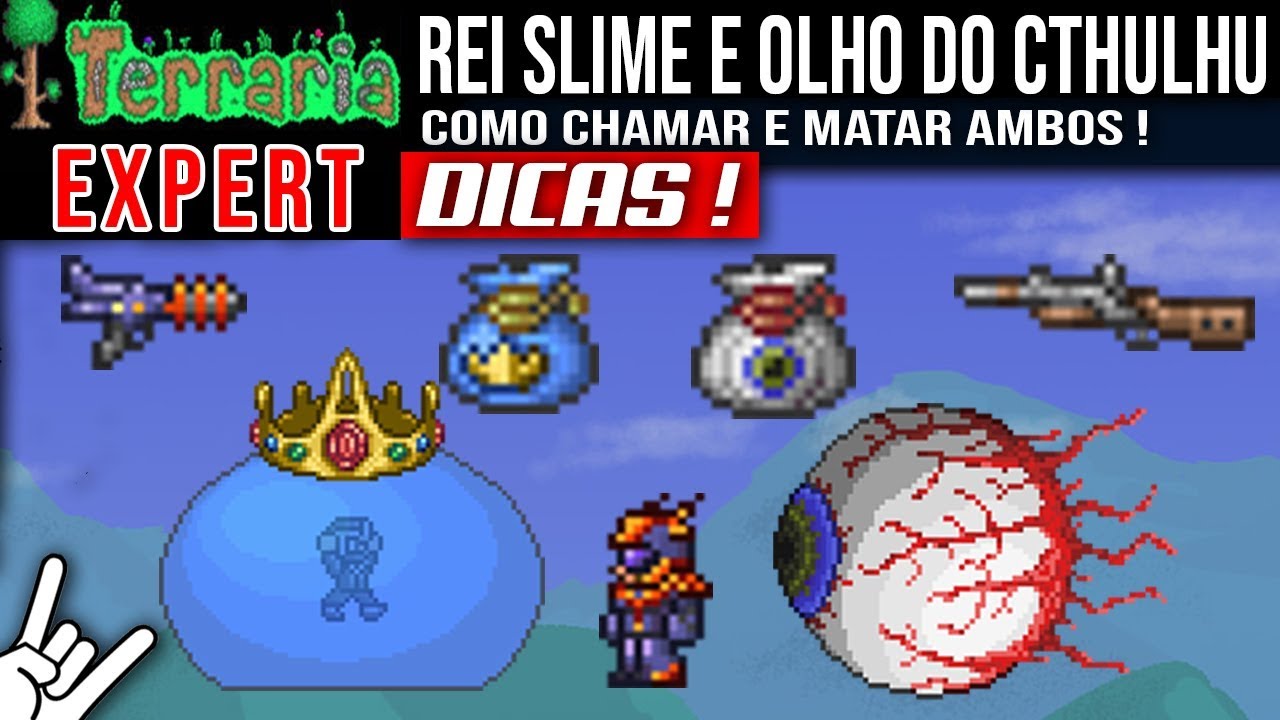 Terraria como invocar o olho de Cthulhu 