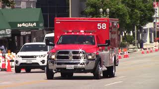 LAFD Rescue 58 Responding