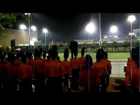 UC Bearcat Band marches out of the stadium and is dismissed Sept 6 2012