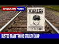 Stealth camping railroad tracks busted by police
