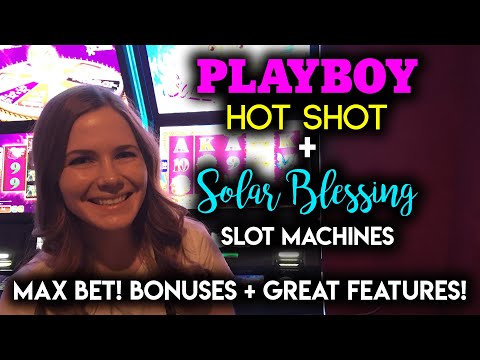 Playboy Hotshot! Slot Machine! Max Bet BONUS! Solar Blessings NICE WIN!
