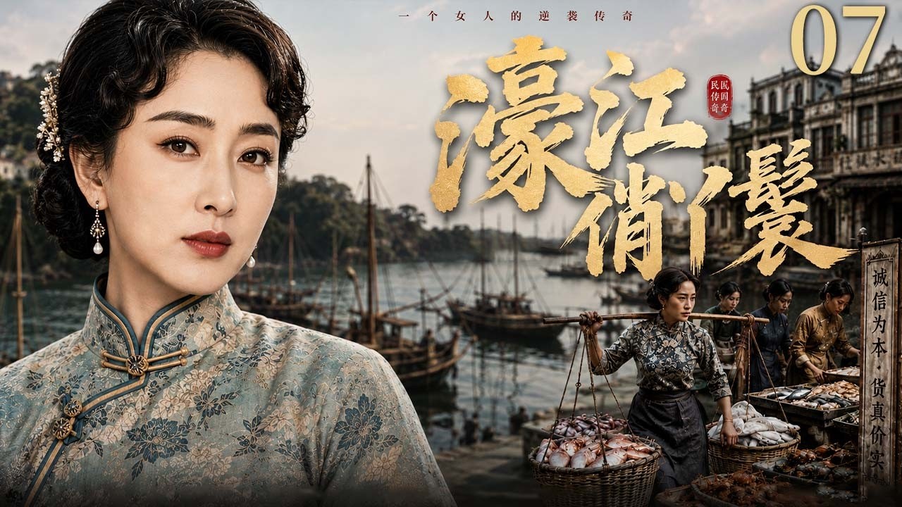 【2026爆款民国剧】濠江俏丫鬟07丨渔栏里出了名的俏丫鬟,十六岁被嫁进破渔村,三十岁守寡独撑门户,多年后竟成了掌控全澳水产的濠江女王!#民国 #cdrama