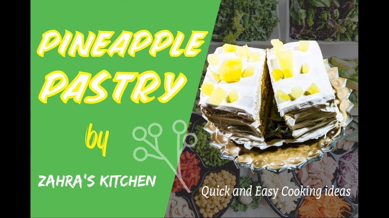 Pineapple Pastry Pineapple Cake by Zahra's Kitchen Pakistani food