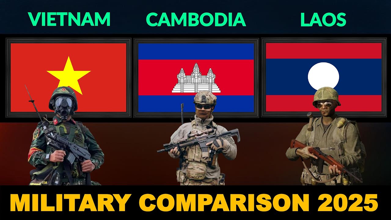 Vietnam vs Cambodia vs Laos Military Power Comparison 2025 | Defense ...