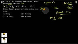 Which of the following molecules(s) shows paramagnetic behavior?