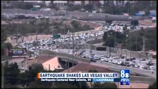 Earthquake : A 4.8 Magnitude Earthquake rattles Northeast of Las Vegas Nevada (May 22, 201