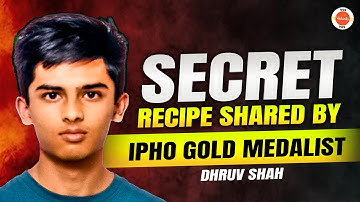 Learning Tips For Every Physics Olympiad Aspirant | IPhO Gold Medalist | Dhruv Shah | Vedantu | VOS