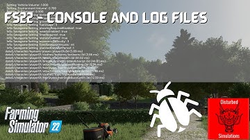 FS22 - Console and log files