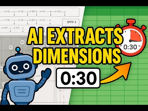 AI Reads Blueprints—Instantly Fills Your Excel Sheet! 🤯 Watch AI Do the Dirty Work Zero Manual Input