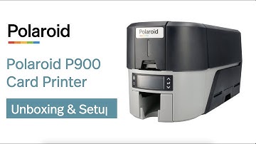 Polaroid P900 Card Printer Unboxing & Setup