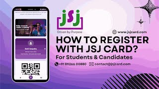 HOW TO REGISTER WITH JSJ CARD for student & Candidates screenshot 2