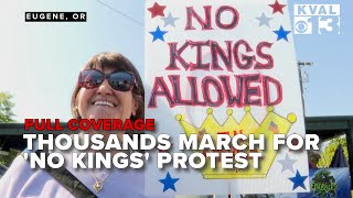 Highlights from the 'No Kings' protest in Eugene