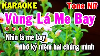 Vùng Lá Me Bay Karaoke Tone Nữ Nhạc Sống Beat Chuẩn Dễ Ca Nhất | Tiên Organ