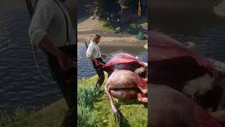 Mastering Survival Skill in Red Dead Redemption 2 #rdr2 #survivaltips #gamingshorts #gaming #shorts