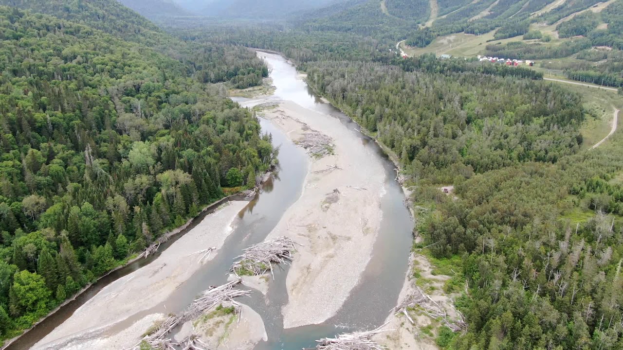 The Small Cascapedia River and Red Pine Ski Center Pin Rouge Gaspe