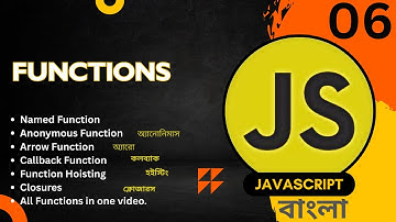 #6 javascript function bangla tutorial || javascript function in one video || AR SOFT BD