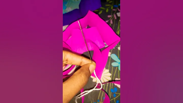 easy garland simple making #garland #art #craftideas #paperflower#diy