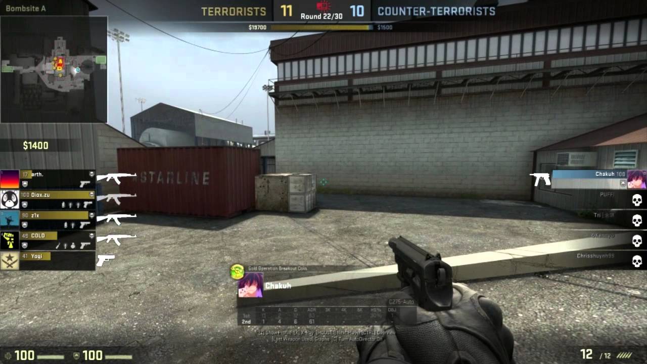 CSGO: AWP 4 MEN CLUTCH! ACUEEEE!