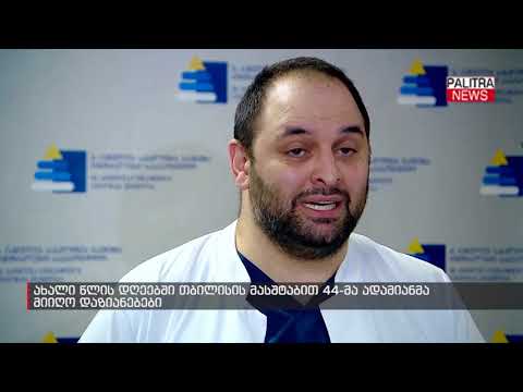 ახალი წლის დღეებში თბილისის მასშტაბით 44-მა ადამიანმა მიიღო დაზიანებები