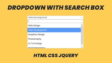 Create Dropdown List With Search Box Using jQuery