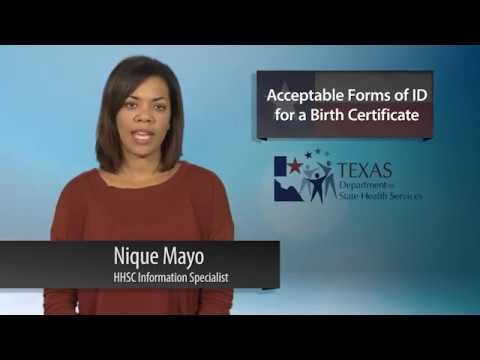 DSHS Registrars ID Training for Birth Certificates (English; 3:13 secs)
