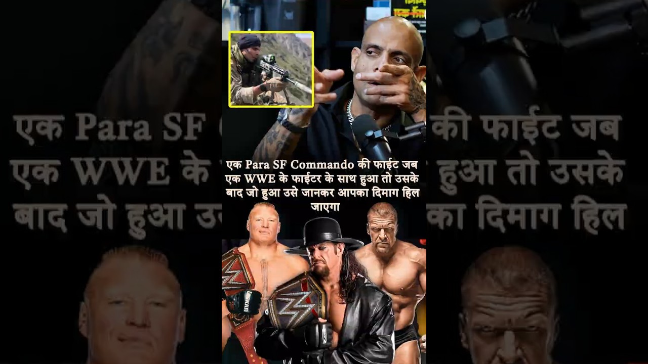 What happened when WWE fight with para sf commando 👀🔥❓😱: truth you need to know || Para sf #shorts