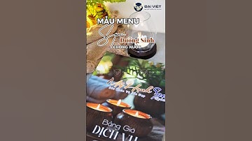 🍃Mẫu menu spa dưỡng sinh thư giãn với chất liệu nhựa PVC chống nước bền, đẹp.
