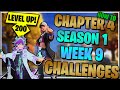 HOW TO COMPLETE CHAPTER 4 SEASON 1 WEEK 9 CHALLENGES!