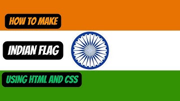 Creating the Indian Flag with HTML and CSS | Web Development Tutorial #css  #project #jaihind
