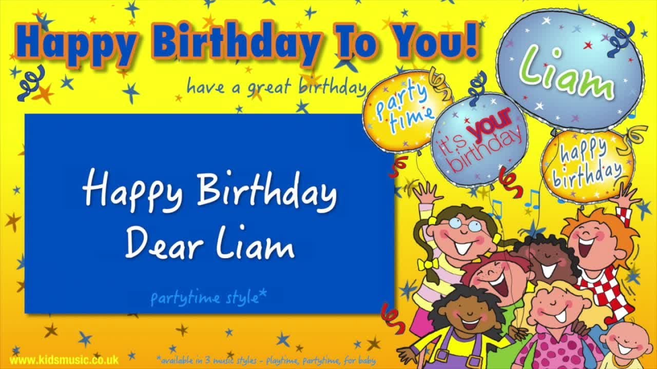 Jump Singers - Happy Birthday Dear Liam (For Partytime) - YouTube