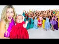 Surprising My DAUGHTER with 100 Princesses