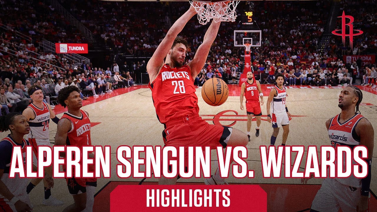 Alperen Sengun (27 points) Highlights vs. Washington Wizards l