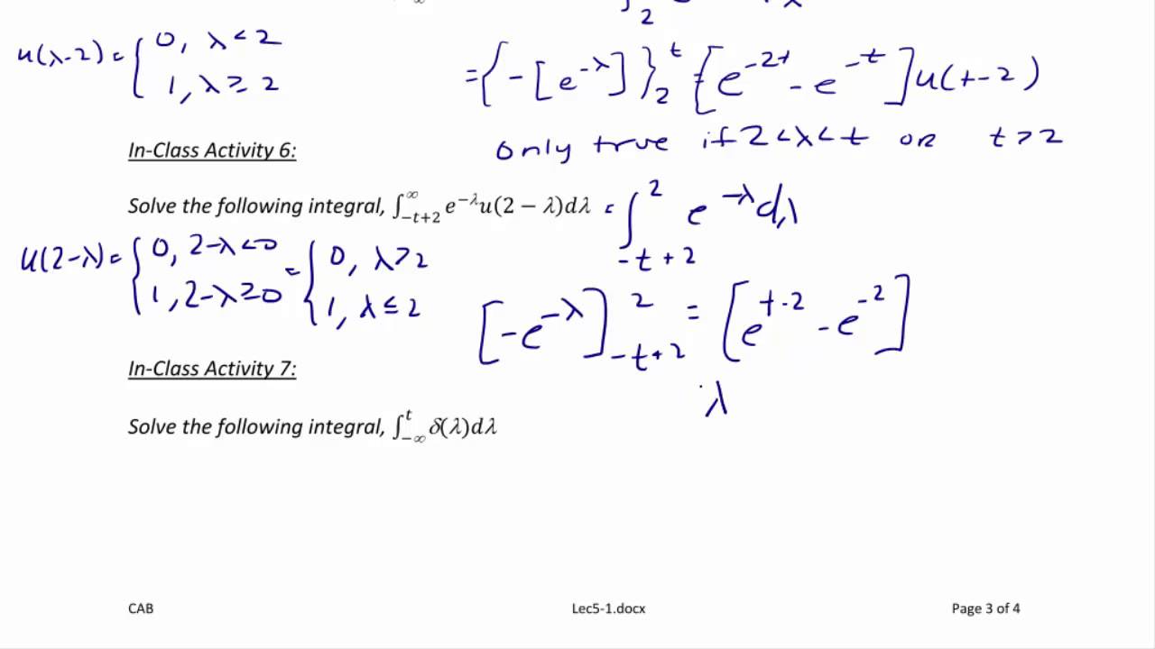 ECE205 Lecture 5-1: Linear Time-Invariant Systems - YouTube