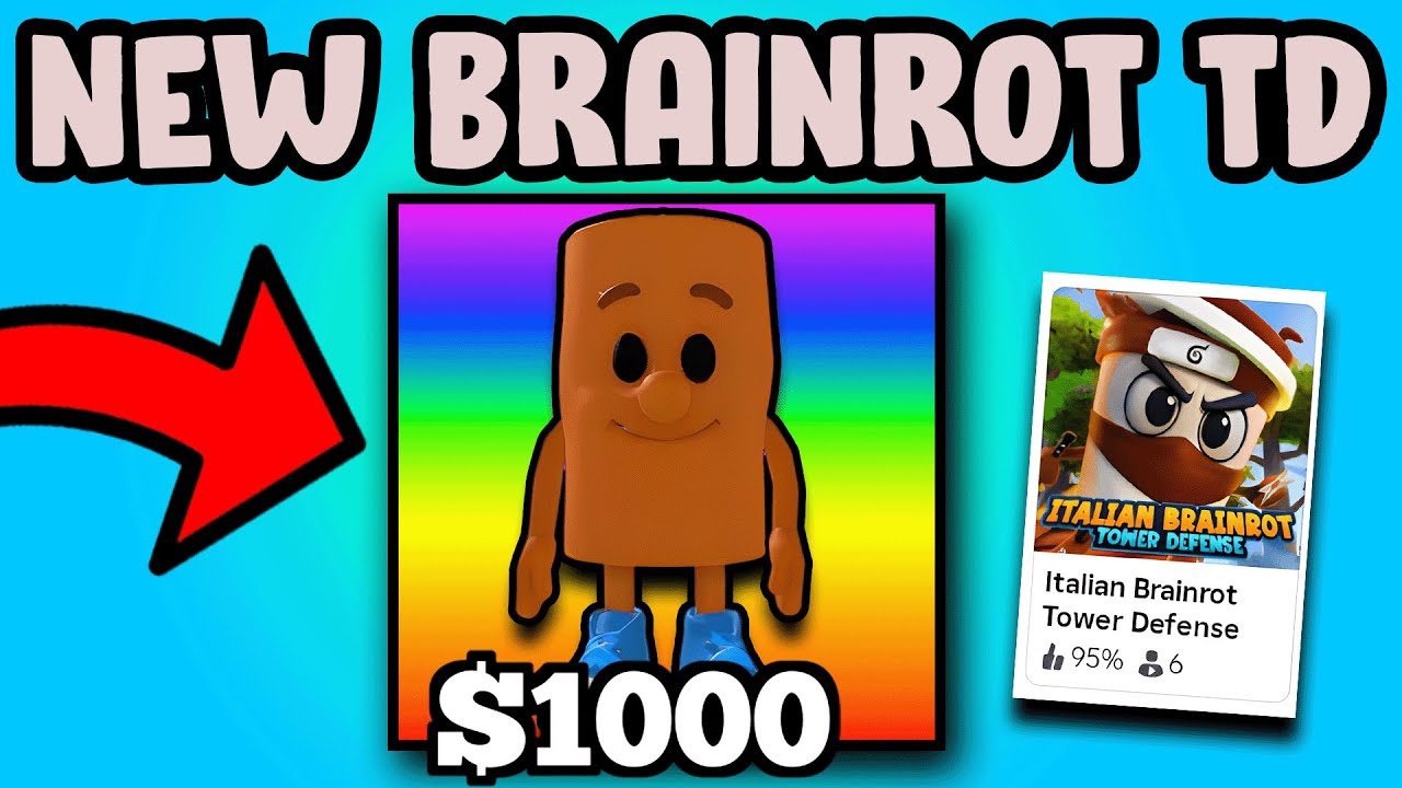 I got new baby tung tung tung sahur mythic new brainrot td roblox
