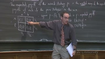 Game Theory | Prof. Benjamin Polak | Lecture 9: Mixed Strategies II