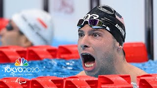In third Games, American Evan Austin wins first medal | Tokyo 2020 Paralympics | NBC Sports screenshot 4