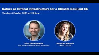 Nature as Critical Infrastructure for a Climate Resilient EU