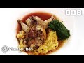 Wonderful Quail Parcel stuffed with Chicken Liver | MasterChef UK