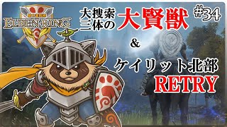 【ELDEN RING】ほぼ初見！騎士道縛りで正々堂々戦うつもりのエルデンリング #34『ねおころ丸再挑戦! 相手は強敵鈴玉狩り』