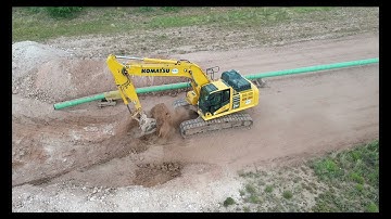 DRONE VIDEO | GAS PIPELINE INSTALLATION